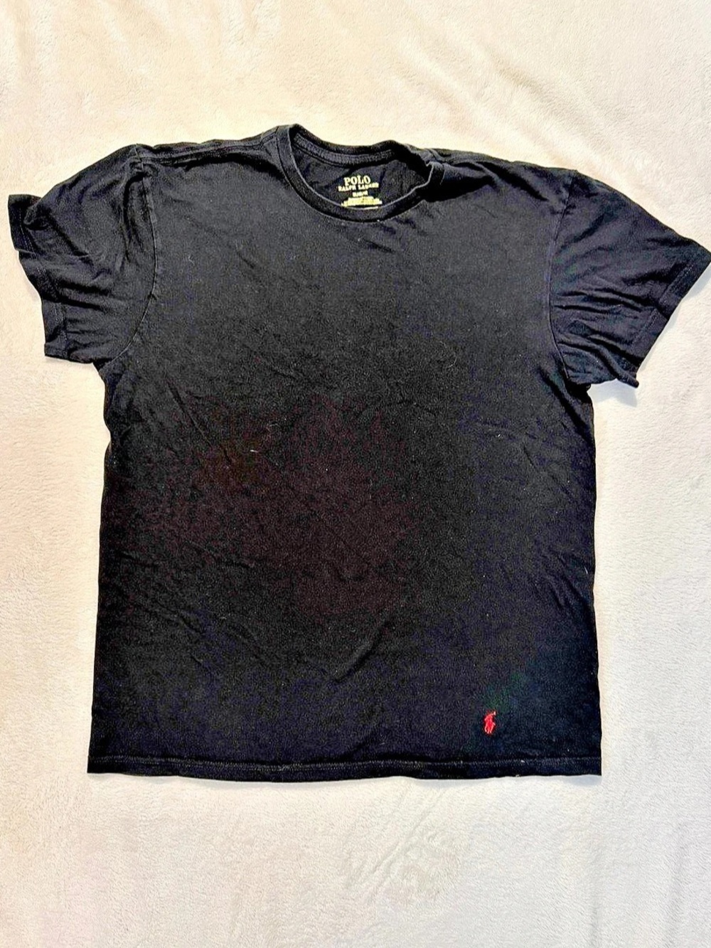 Polo Ralph Lauren Classic Fit Cotton T-Shirt Black Medium